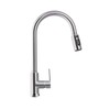 Kitchen Faucets with Pull Down Sprayer Gun Grey 304 Stainless