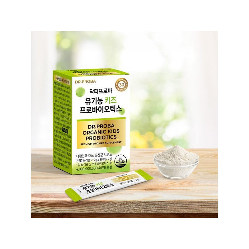 닥터프로바 유기농 키즈 프로바이오틱스 30포 Dr. Proba Organic Kids Probiotics