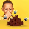 Simba 104114538 Blox, 40 Brown Building Blocks for Children from