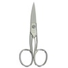 ALPEN Nail Scissors, pol. 4 carbon steel, C50, nickel-plated, polished.