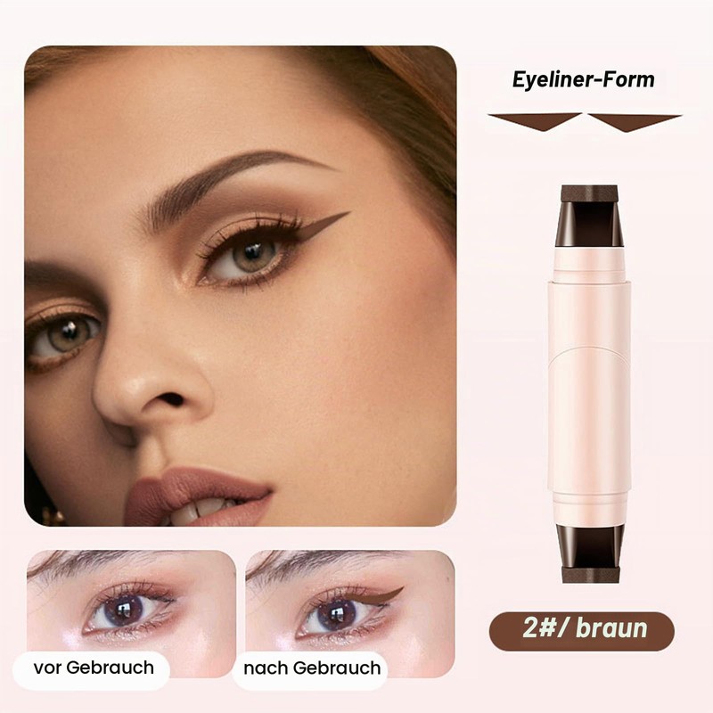 2 x Eyeliner Stamps, Double Ended Marker Eyeliner Stamp, Eyeliner