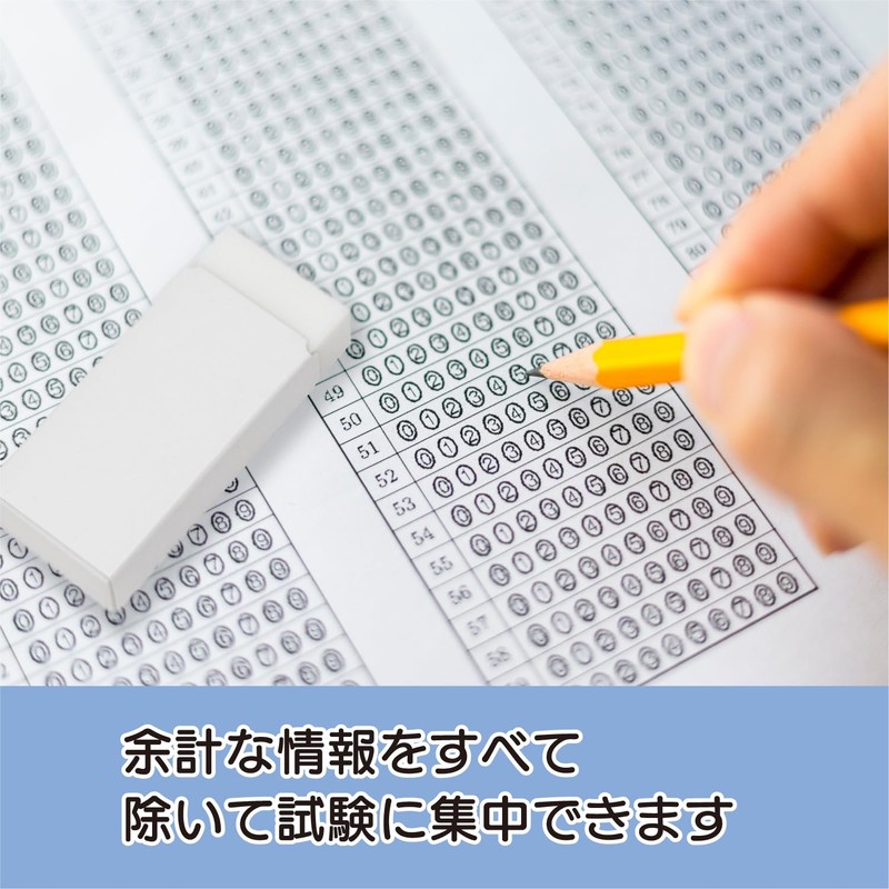 LESALPES Plain Sleeve Erasers, Set of 30, Made in Japan,