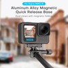 REYGEAK Quick Release Mount for GoPro Hero 13,Aluminum Magnetic Latch
