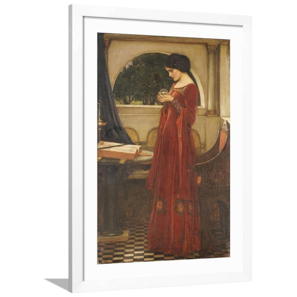ART.COM Framed Wall Art Prints The Crystal Ball, 1902 by