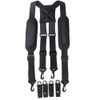 MELOTOUGH Police Suspender with Padded Shoulder Partial Elastic at Back