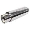 NETAMI NT-2109 Polished Muffler (Hi Stainless Steel Performance 4" Slant