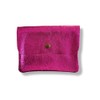 Générique Italian Leather Wallet ID Credit Card Holder Large, fuchsia,