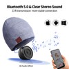 Bluetooth Beanie Hat with Headphones - Unisex Knit Music Hats
