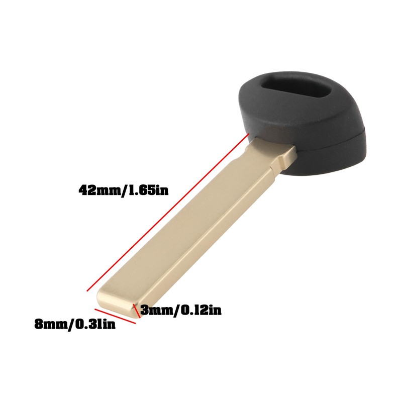 eMagTech 2pcs HU92 Blank Key Blade 3 Button Smart Remote