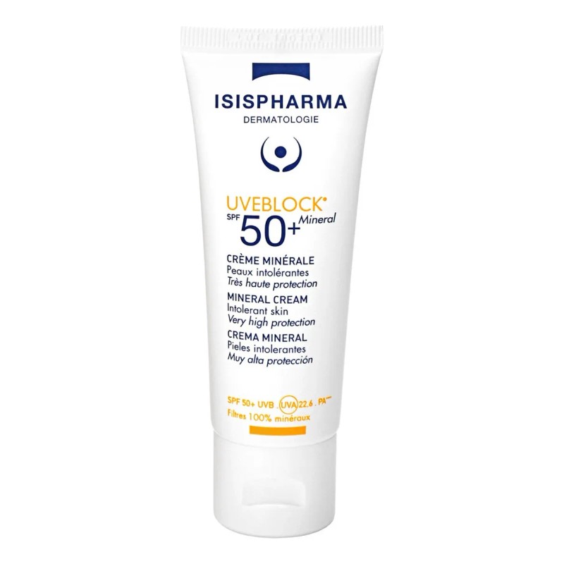 Uveblock Fps50+ Mineral Invisible 40ml Isispharma