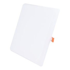 Strom 86255 Luminario de LEDS Fijo Cuadrado 225 mm, 32 W, Luz Fría, Color Blanco