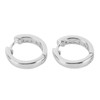 S925 Sterling Silver Ear Hoop Clip Rhinestone Style Clip Hoop