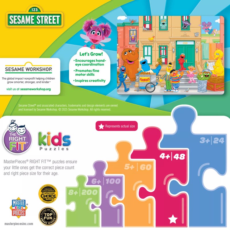 MasterPieces - Sesame Street - In the Neighborhood 48 Piece