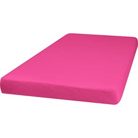 Playshoes 770320-18 Jersey Fitted Sheet, Waterproof and Breathable, 60 x 120 cm, Pink