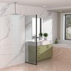 Lordear Shower Arm 16 Inch Polished Chrome Ceiling Mount Shower