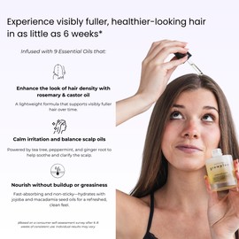 Growplex Rosemary Elixir – Daily Scalp Oil with 9 Essential Oils – Lightweight, Non-Greasy Formula for a Healthy-Looking Scalp – For Men & Women – 2oz