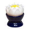 Maruesu Lotus Candle Series Single Item, White, Large