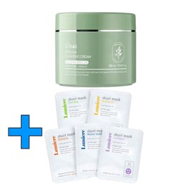 Saimdang Daim Ganghwa Mugwort Cleansing Cream Large Capacity 300ml + 3 Additional Lumiere Mask Packs / 사임당 다임 강화약쑥 클렌징 크림 대용량 300ml+추가 루미에르 마스크 팩 3매