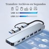 Hub USB C,7 en 2 Adaptador Multipuerto USB C,USB Extension