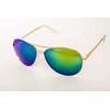 JiMarti P16 - No Tangle - Polarized Aviator Sunglasses Gold/Emerald