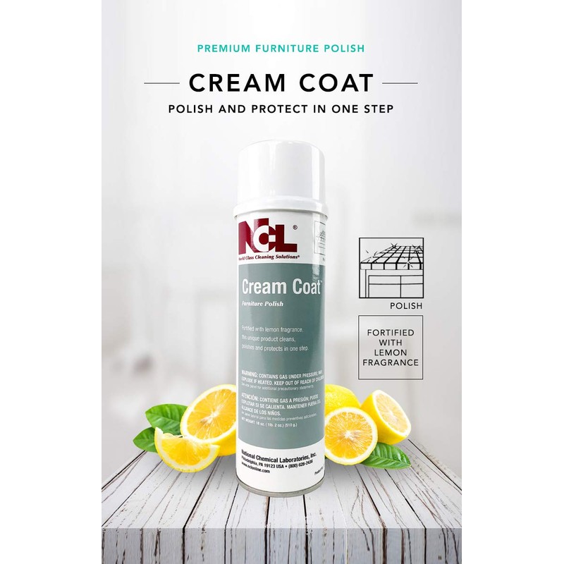 NCL Cream Coat Furniture Polish 16.5 oz [SET OF 3]