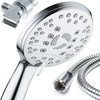AquaSpa High Pressure 6-setting Luxury Handheld Shower Head – Extra