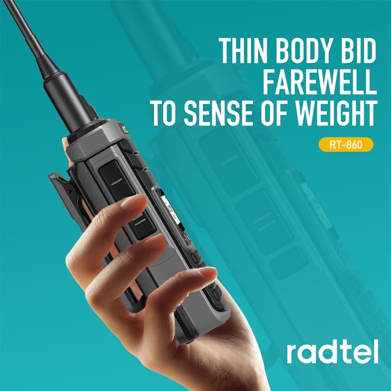 Radtel RT-860 Multi Band Ham Radio HF UHF VHF Dual