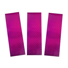 WTP Fishing Lure Tape with Reflective Fish Scales, Made in USA, 3pcs- 2" X 6" Holographic Lure Stickers Flashing Lure (Purple Fish Scale #39 2x6 3 PK)