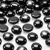 RUOJAS 20 Pounds Onyx Black Fire Glass Beads 3/4 Inch