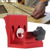 Pocket Hole Jig Set Aluminum Alloy Pocket Dowel Hole Jig