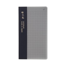 Daigo R1817 Ishoni Notebook Number Mini Square Black [Bulk Purchase Set of 2]