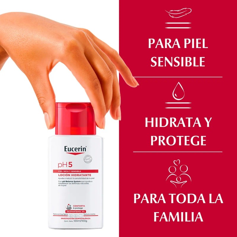 Eucerin pH5 Loción Corporal Hidratante piel seca 100ml
