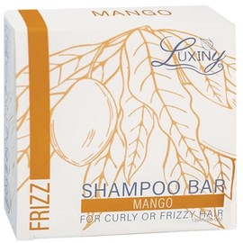 Luxiny Barra de Champú, Natural, Hecho En Usa, Hasta 60 Lavados, Vegano, Sin Sulfatos, Mango, 2.2 Onzas, Shampoo Bar Todo El Cabello