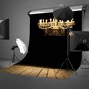 LYLYCTY 5x7ft Luxurious Crystal Chandelier Backdrop Dim Light Photography Background