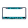 Fastasticdeals I'd Rather Be Scuba Diving Sport License Plate Frame Tag Holder Cover