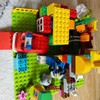 2 Baseplates for Large Blocks, Baseboard Compatible with Duplo &
