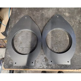 TCB Chevy GMC Trucks Front door speaker adapters 6x9 to 6.5 inch Adaptadores