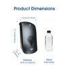 Manual Foam Soap Dispenser, 35oz (1000mL) Commercial Refillable Foaming Soap