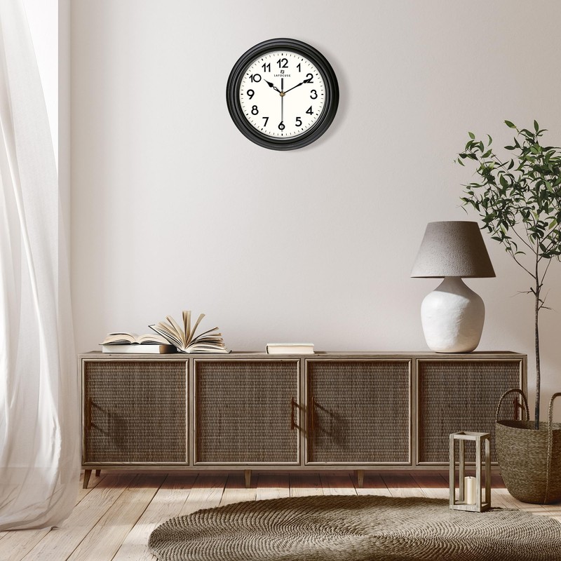 Lafocuse 30 cm Vintage Wall Clock Silent Classic Wall Clock