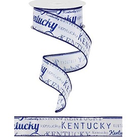 1.5” Kentucky Printed Ribbon 10 Yard