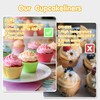 Jumbo Cupcake Liners 300 pcs White Muffin Liners No Smell,Food&Grade,Greaseproof