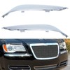 munirater Front Bumper Molding Chrome Trim Set L & R