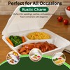Concession Essentials- Foam Containers 3 Compartment / 9" x 9"