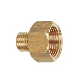 Pressure Washer Adapter BE-TOOL 1PCS Brass Pressure Washer Coupling Adapter Screw Hose Joiner (22mm Female to 14mm Male-Flat)