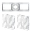 24 Pack New Construction Mounting Plate Round Hole 3" 4"