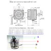Condenser Fan AC Motor YZF6-13,Input Power 33W Output Power 6W