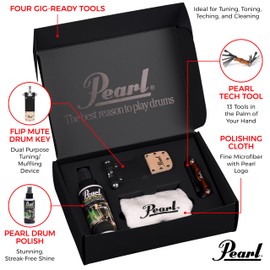 Pearl Drummer's Gift Box, Black, Single Unit (PDGB23)