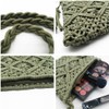oukesin Small Cotton Shoulder Bag for Women Macrame Handmade with