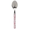 Kawai 080802 Scandinavian Cutlery Series Dessert Spoon Clover Pink