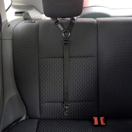 NOBER Pet Dog Cat Seat Belts, Car Headrest Restraint Adjustable Safety Leads Vehicle Seatbelt Harness 1 Pack